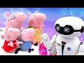 As melhores histórias infantis da Peppa Pig e sua família em português com brinquedos de pelúcia!