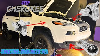 2014 - 2018 Jeep Cherokee 2.4L replacing all  Engine and transmission Mounts
