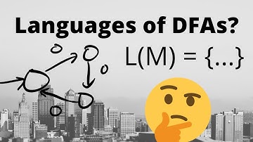What are the languages of DFAs?