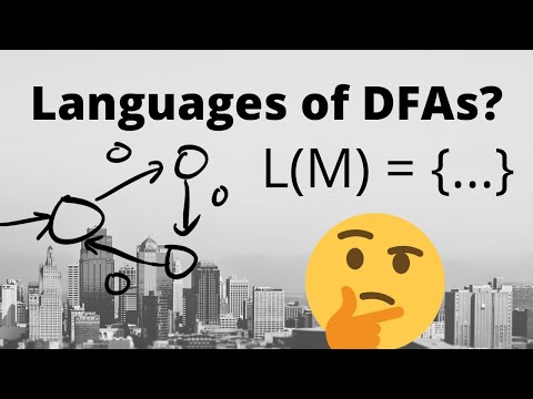 What are the languages of DFAs?