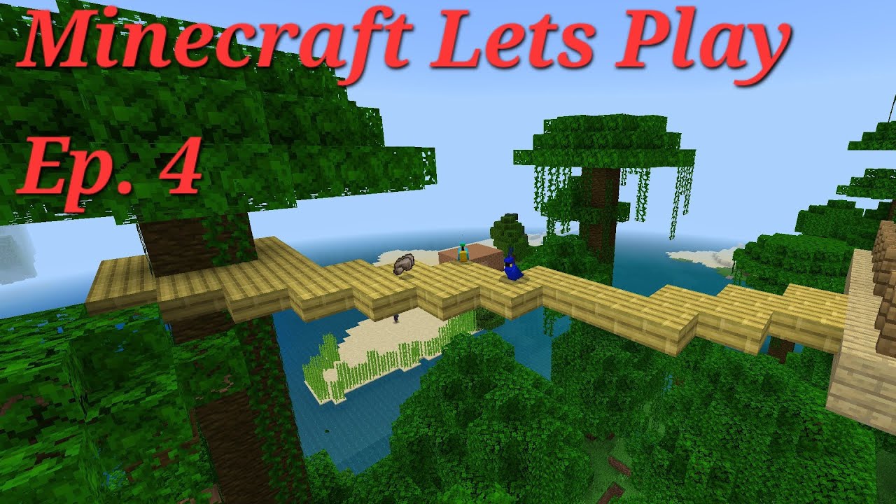 Minecraft Lets Play Ep. 4 - Friends and Iron - YouTube