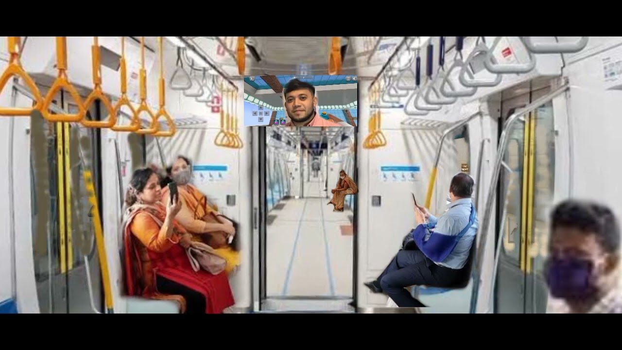 ERL Line 2 Aqua Blue Line Grand Opening Day From Chhatarpur Mandir To Nabi Karim Station