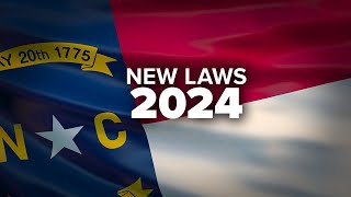 North Carolina new laws taking effect in in the new year