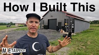 Shipping Container Shop FULL BUILD - Start to Finish