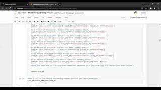 Machine Learning for Predictive analytics