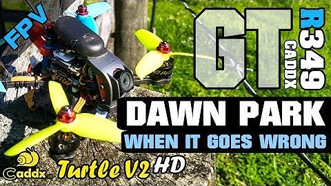 Diatone Rabbit GT R349 HD Caddx FPV - WHEN IT GOES WRONG - NZ