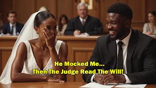 He Signed The Divorce Papers Mocking Me… Until The Judge Read My Father’s Will Out Loud