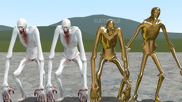 GOLD SCP-096 VS SCP-096:CB!! Garrys Mod Sandbox