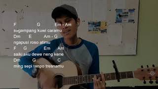 COVER - CHORD KUNCI GITAR - TANPO TRESNAMU - DENNY CAKNAN