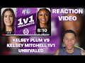 KELSEY PLUM VS KELSEY MITCHELL 1v1 UNRIVALED 🔥 REACTION VIDEO