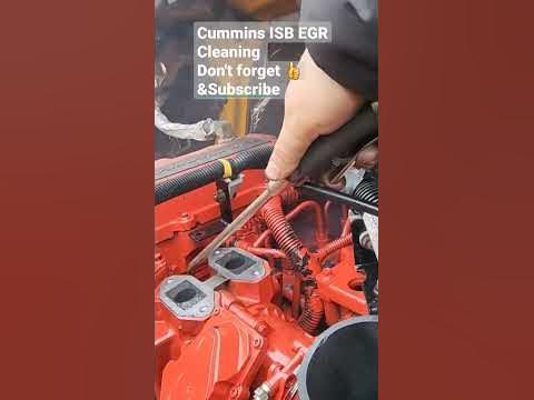 Cummins ISB EGR CLEANING - YouTube