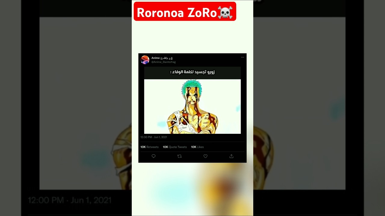 #onepiece #zoro #نطالب_بطرد_الاوتاكو_لليابان #anime #ون_بيس #animeedit ☠️☠️🔥❤️