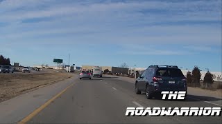 Cintas truck swerves and scares other drivers.