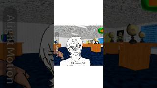 baldi's basics animation (first time trying 😭) #baldisbasics #animation #player #fypシ #viral #shorts