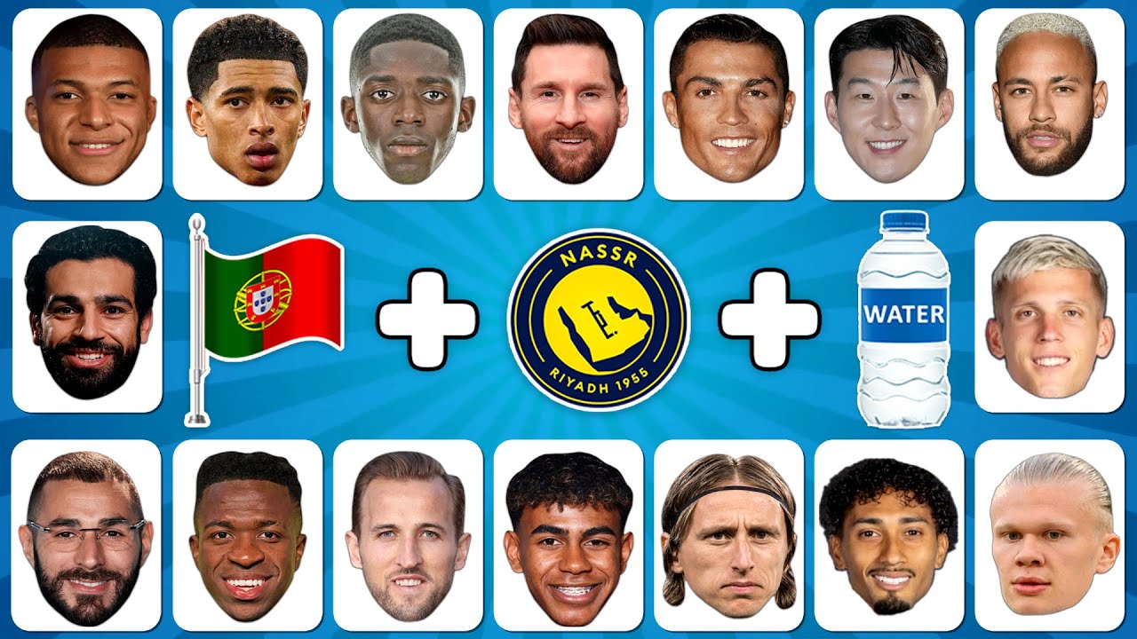 Can You Guess The Player By Their Song, Nationality, Club & Drinks🤔⁉️ | Ronaldo,Messi, Neymar