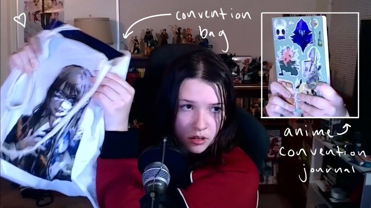 what’s in my anime convention bag ⋆˚꩜｡