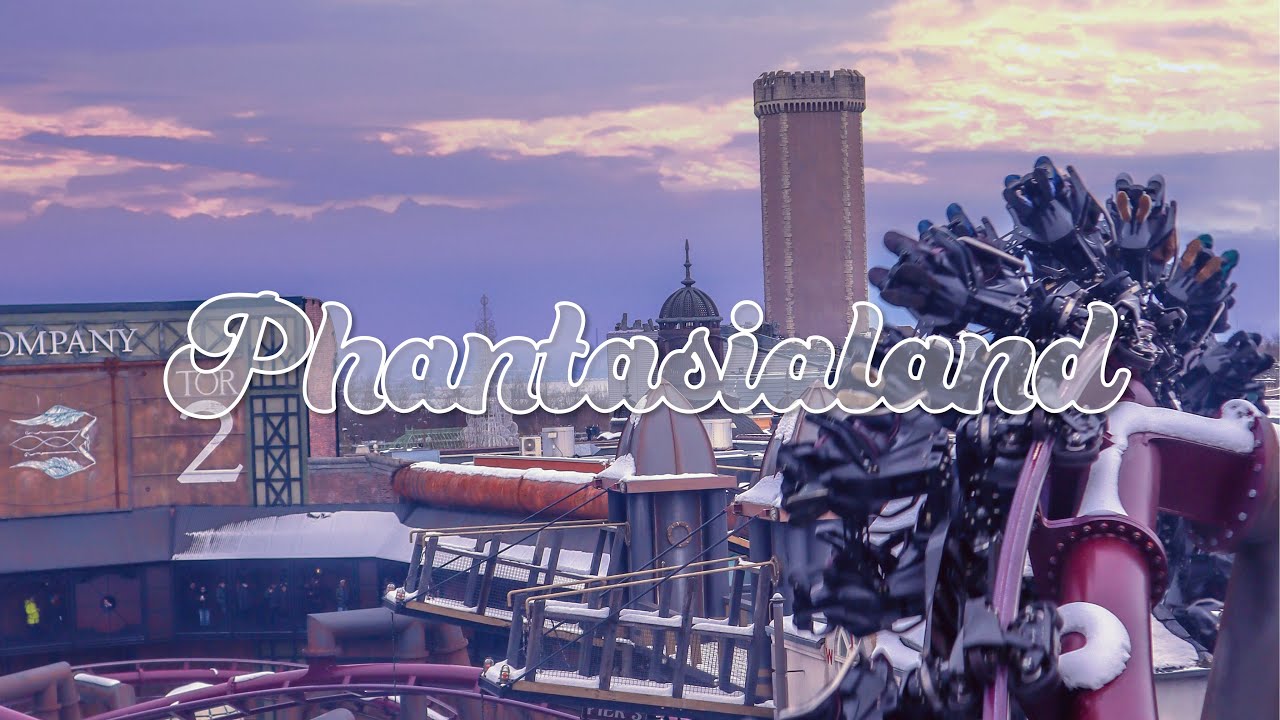 RIDING COASTERS IN THE SNOW AT PHANTASIALAND | Phantasialand Vlog January 2024 | Cupcakes & Coasters
