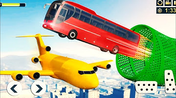 Impossible Bus Stunt Driving 2023 || Mega Ramp Racing Driving Simulator - Android Gameplay
