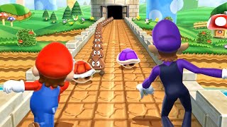 Mario Party 9 Minigames - Mario vs Luigi vs Waluigi vs Wario (Master CPU)