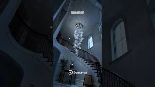 High-End 3-Color Shift! Luxury Rotating Crystal Staircase Chandelier (SKU: HA142005) High-End 3-Color Shift! Luxury Rotating Crystal Staircase Chandelier (SKU: HA142005)