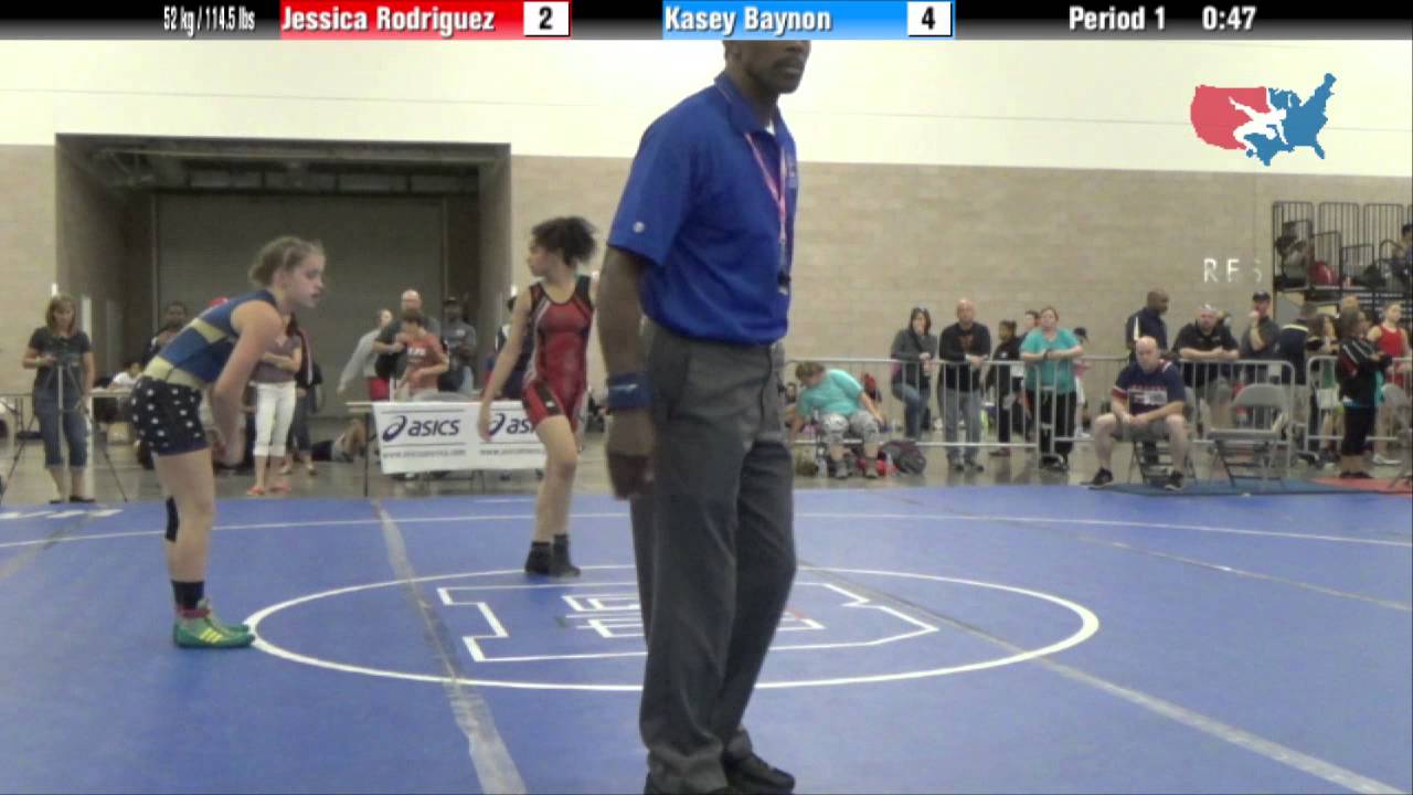 FILA Cadet 52 kg / 114.5 lbs Jessica Rodriguez vs. Kasey