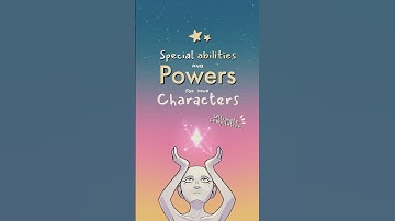 a compilation of power ideas to give your characters 4 🍭 #writing #oc #originalcharacter #art