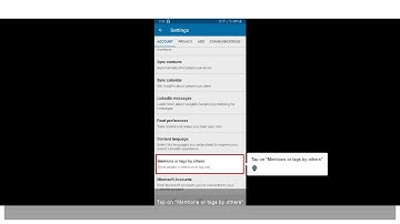 How to manage mentions or tags by others on your LinkedIn App