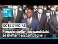 Prsidentielle en cte divoire  les candidats se mettent en campagne  france 24