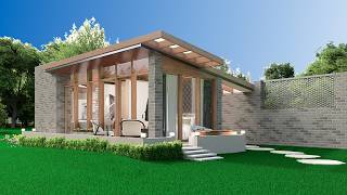 Plano de Casa 6x11m | Un Diseño Funcional con 2 Baños y Cocina Integrada