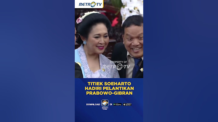 Titiek Soeharto Hadiri Pelantikan Prabowo-Gibran #shorts