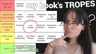 TIER RANKING MY BOOK'S TROPES! 💔💀 (my fav romance, character, fantasy + more tropes)