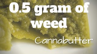 How to make 0.5 gram canna-butter for edibles 🧈Easy! On screen instructions 🖥️ #lit Wealth