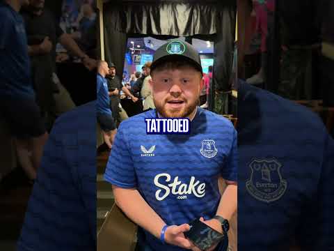 Would you get this Everton tattoo?! 🤣  #everton  #EPL