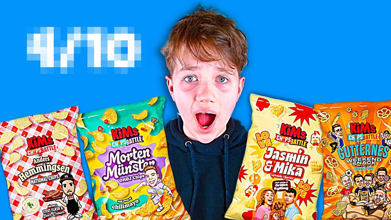 Smager Kims Chips Battle (Morten Münster, Gutterne og Flere) YouTube