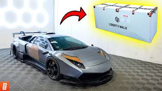 Unboxing our Liberty Walk Silhouette WORKS Lamborghini Murciélago GT EVO Body Kit Lamborghini Murcielago Kit For Sale