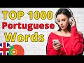 Top 1000 PORTUGUESE WORDS You Need to Know ? Learn Portuguese and Speak Portuguese Like a Native ?