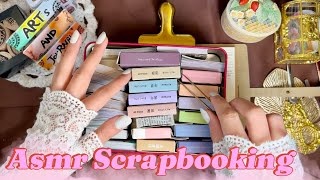 ASMR | Scrapbooking with Wax Seal 1 hour Relaxing Sounds | no bgm