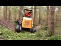 Logbullet | Mini forwarder in forest after first thinning