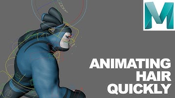 Animating Hair Quickly - Maya Animation Tutorial