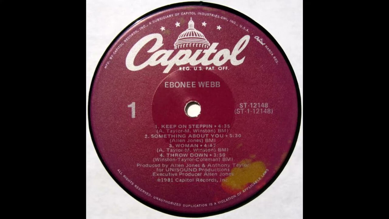 EBONEE WEBB - keep on steppin