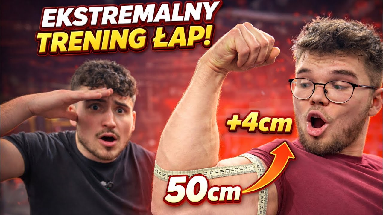 4CM WIĘKSZY BICEPS! EKSTREMALNY TRENING RĄK