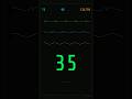 35s Silent EKG Monitor Timer 🏥 35 Second Countdown (No Sound) #Shorts