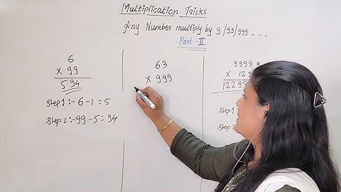 ANY NUMBER MULTIPLY BY 9/99/999....PART- 2  #easy maths calculations tricks @Place of Meraki