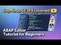SAP ABAP SE38 Explained 🔥 ABAP Editor Tutorial for Beginners | Real Project & Interview Use