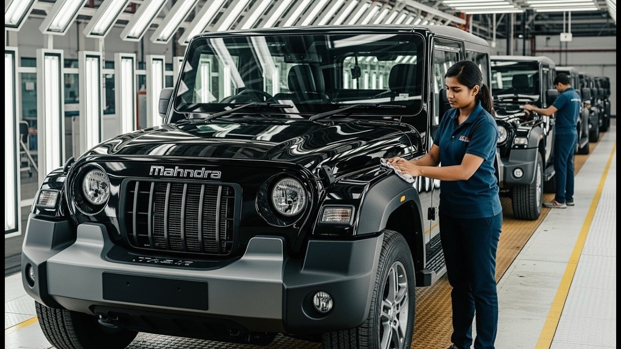 How Mahindra Thar Trucks Are Made | Inside Indian SUV Factory (Full Process)