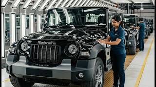 How Mahindra Thar Trucks Are Made | Inside Indian SUV Factory (Full Process)
