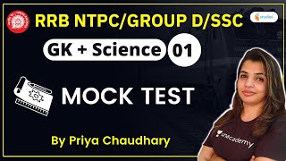 10:00 PM - RRB NTPC/GROUP-D/SSC | General Science by Priya Chaudhary | Mock Test-1 screenshot 5