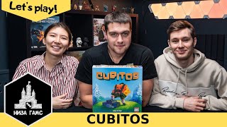 Играем в Cubitos! Креативная гонка на кубиках! А что это за Спанч Боб на коробке?)