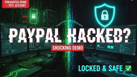 PayPal HACKED? Shocking Live Ethical Demo + 7 Steps to Lock It DOWN Viral 2025
