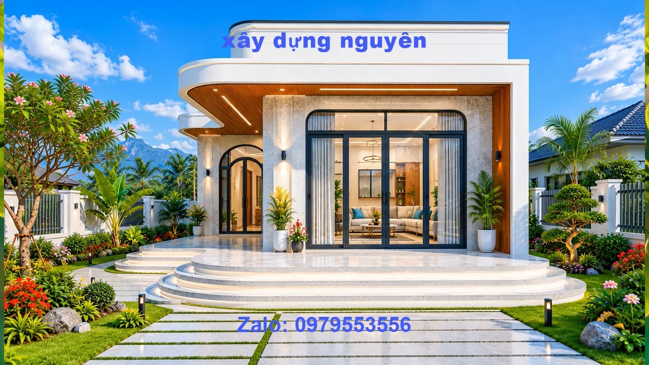 Mẫu nhà Cấp 4 Chữ L Thiết Kế 5 Phòng Ngủ Diện Tích 7x22m #nhacap4
